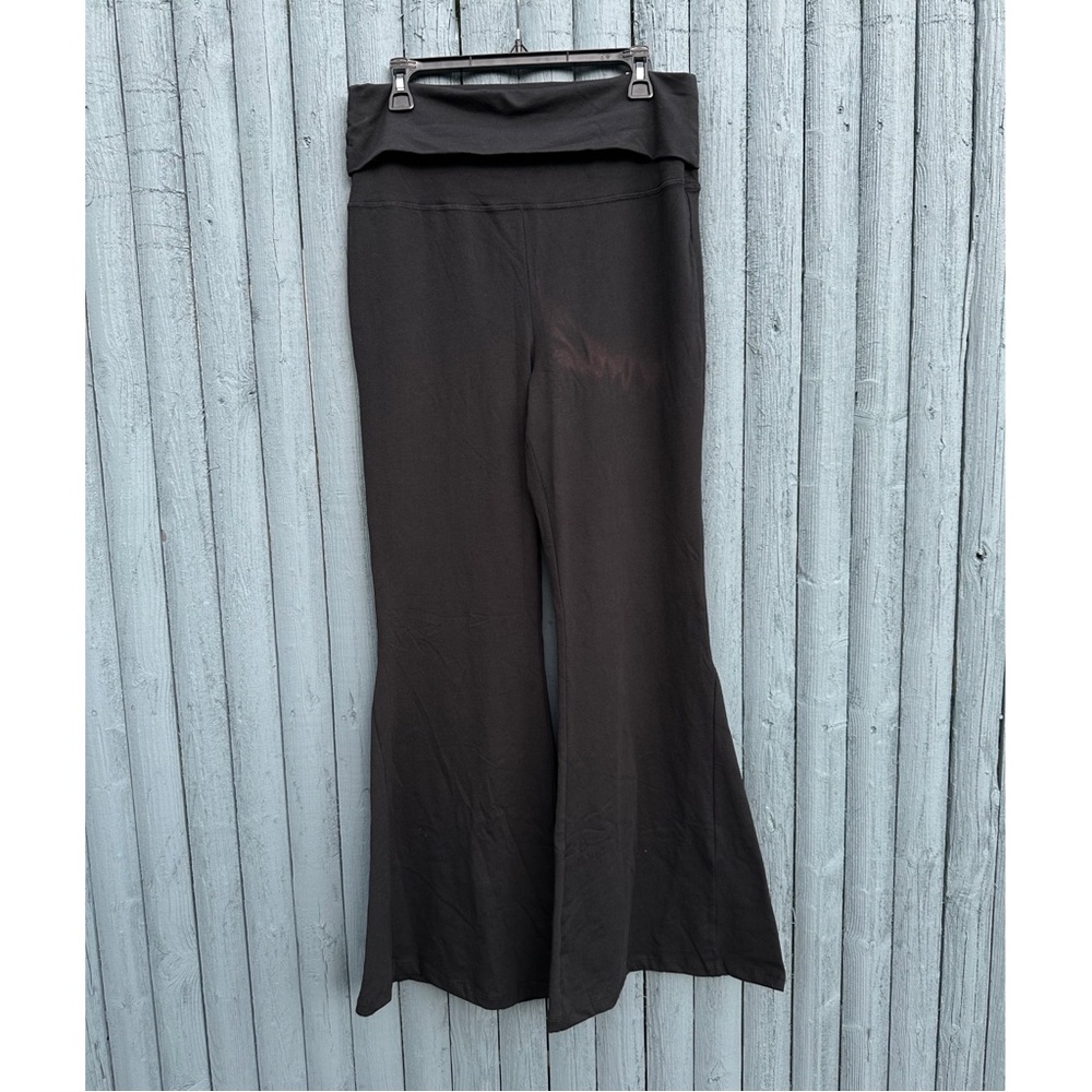 OFFLINE By Aerie OG Foldover High Waisted Super Flare Legging in Black Size XL - Picture 11 of 11
